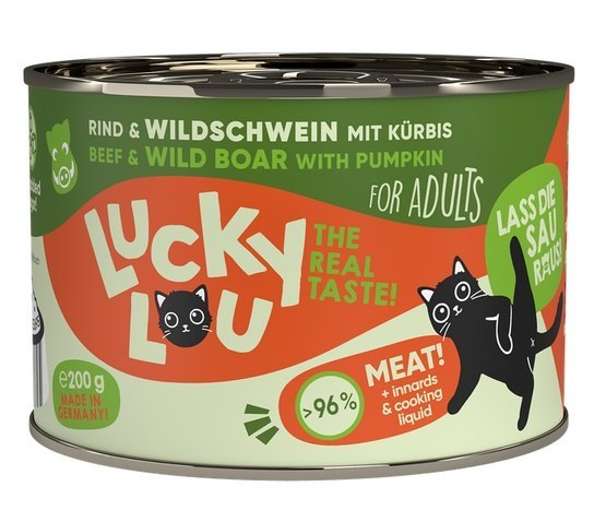 Lucky Lou Lifestage dzik, wołowina adult 200 g