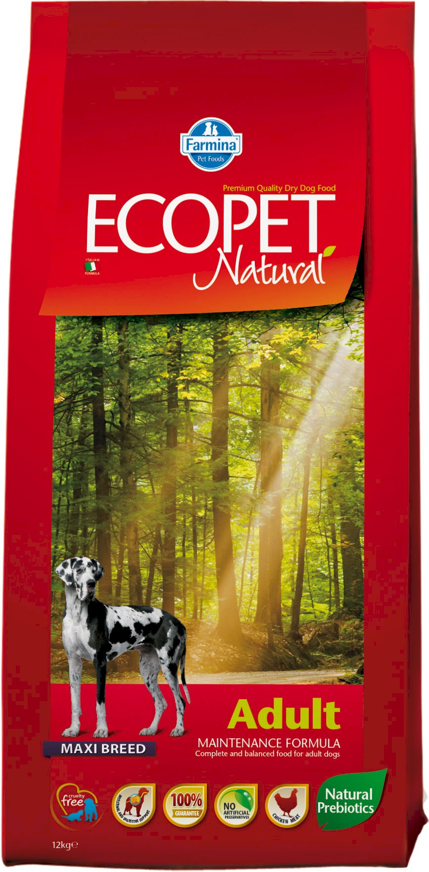 Farmina Ecopet Natural kurczak adult duże rasy 14 kg