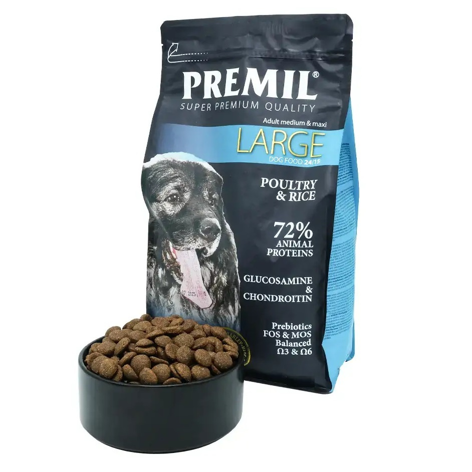 Premil indyk, kaczka, kurczak adult duże rasy 15 kg