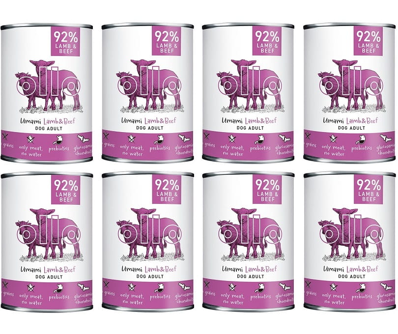 Ollo Umami jagnięcina, wołowina adult 400 g × 8