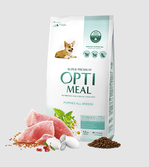 Optimeal indyk puppy 1,5 kg