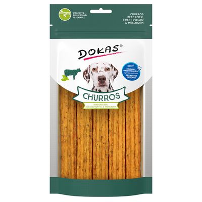 Dokas Churros owady, wołowina 150 g × 4