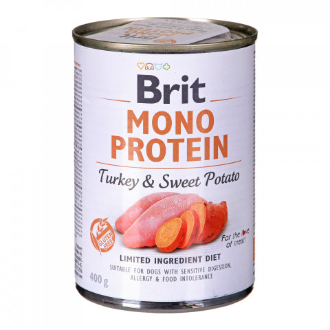 Brit Mono Protein indyk z batatem 400 g