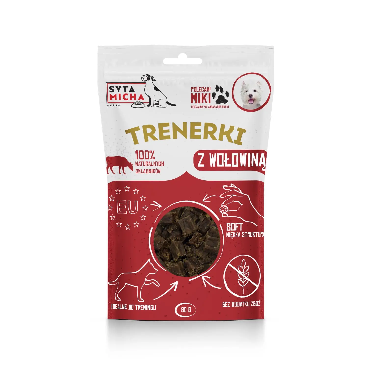 Syta Micha Trenerki wołowina 80 g