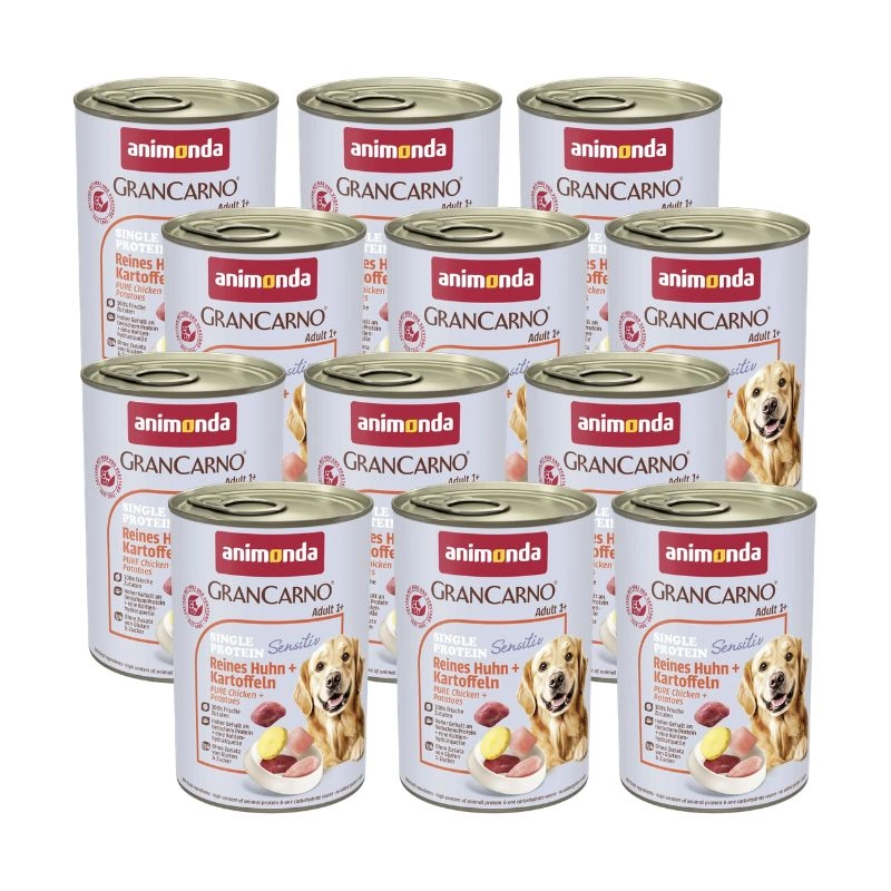 Animonda GranCarno Sensitiv kurczak z ziemniakiem adult 400 g × 12