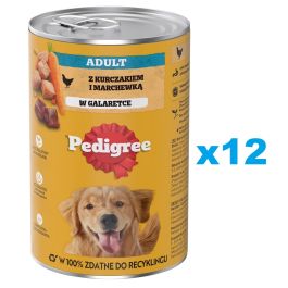 Pedigree kurczak z marchewką adult 1,2 kg × 12