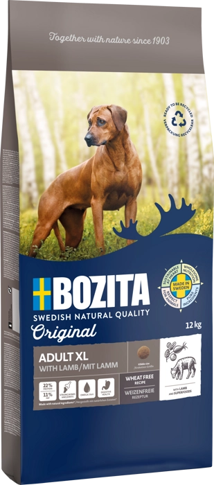 Bozita Original jagnięcina adult duże rasy 12 kg