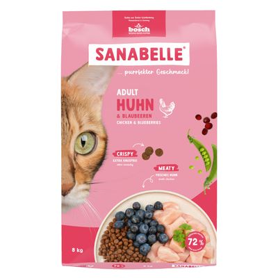 Sanabelle kurczak z jagodami adult 8 kg