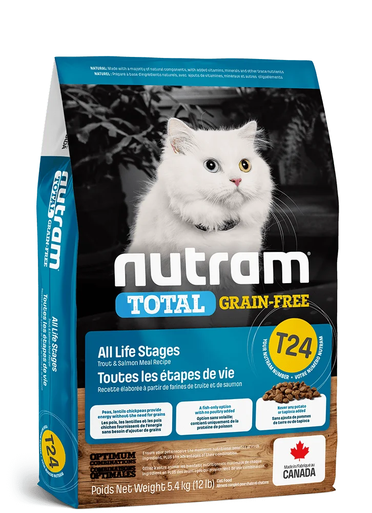 Nutram Total Grain-Free pstrąg, łosoś 5,4 kg