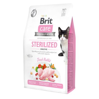 Brit Care Sterilised Sensitive królik adult 2 kg × 2