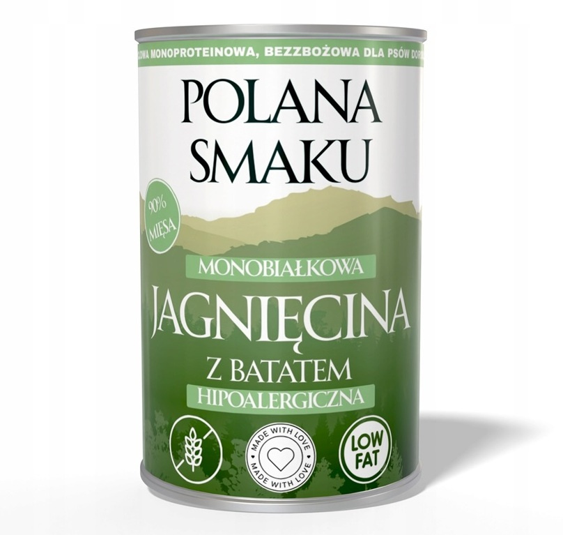 Polana Smaku jagnięcina z batatem adult 400 g