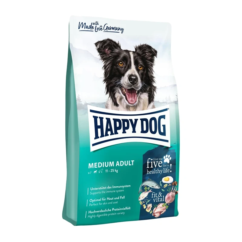 Happy Dog Fit&Vital kurczak adult średnie rasy 12 kg