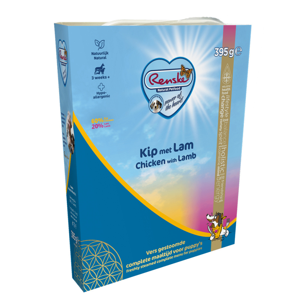 Renske Fresh Meat jagnięcina, kurczak puppy 395 g
