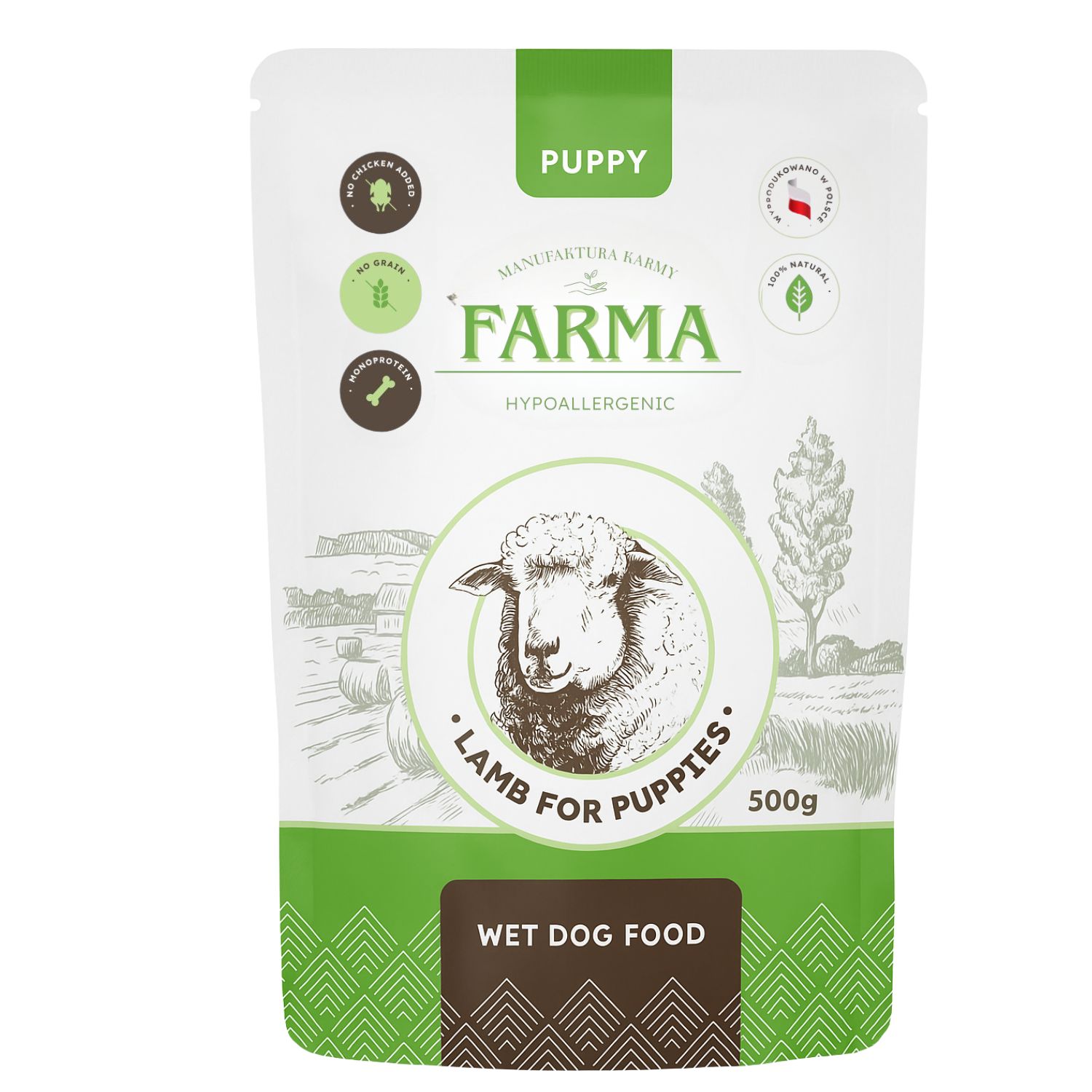 Farma Manufaktura jagnięcina puppy 500 g