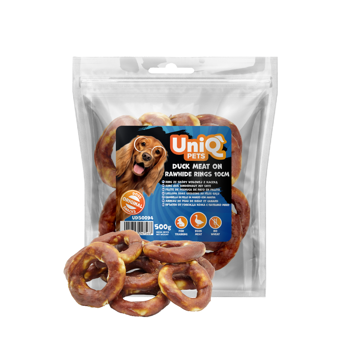 Uniq Pets kaczka, wołowina 500 g