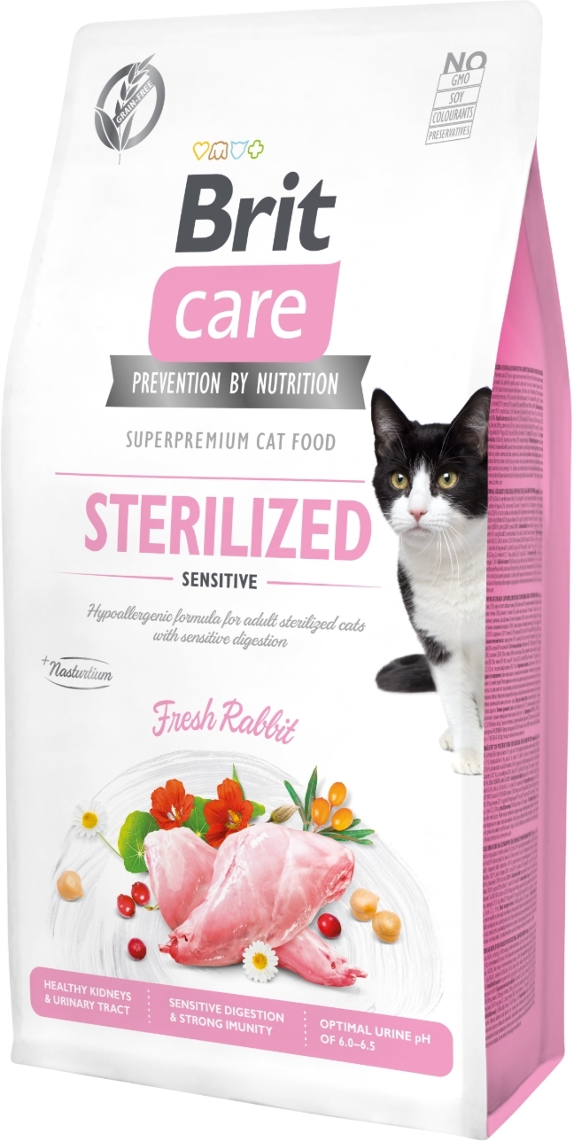 Brit Care Sterilised Sensitive królik adult 7 kg