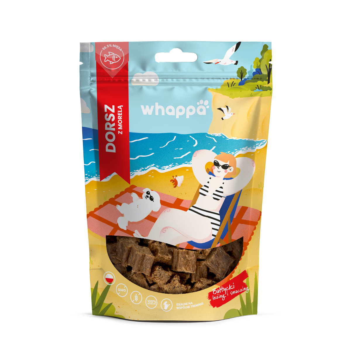 Whappa Monoproteinowe dorsz z morelą 70 g