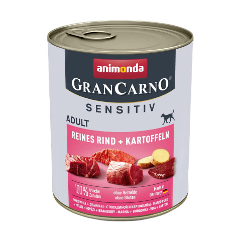 Animonda GranCarno Sensitiv wołowina z ziemniakiem adult 800 g
