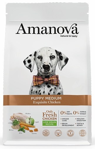 Amanova kurczak puppy średnie rasy 2 kg