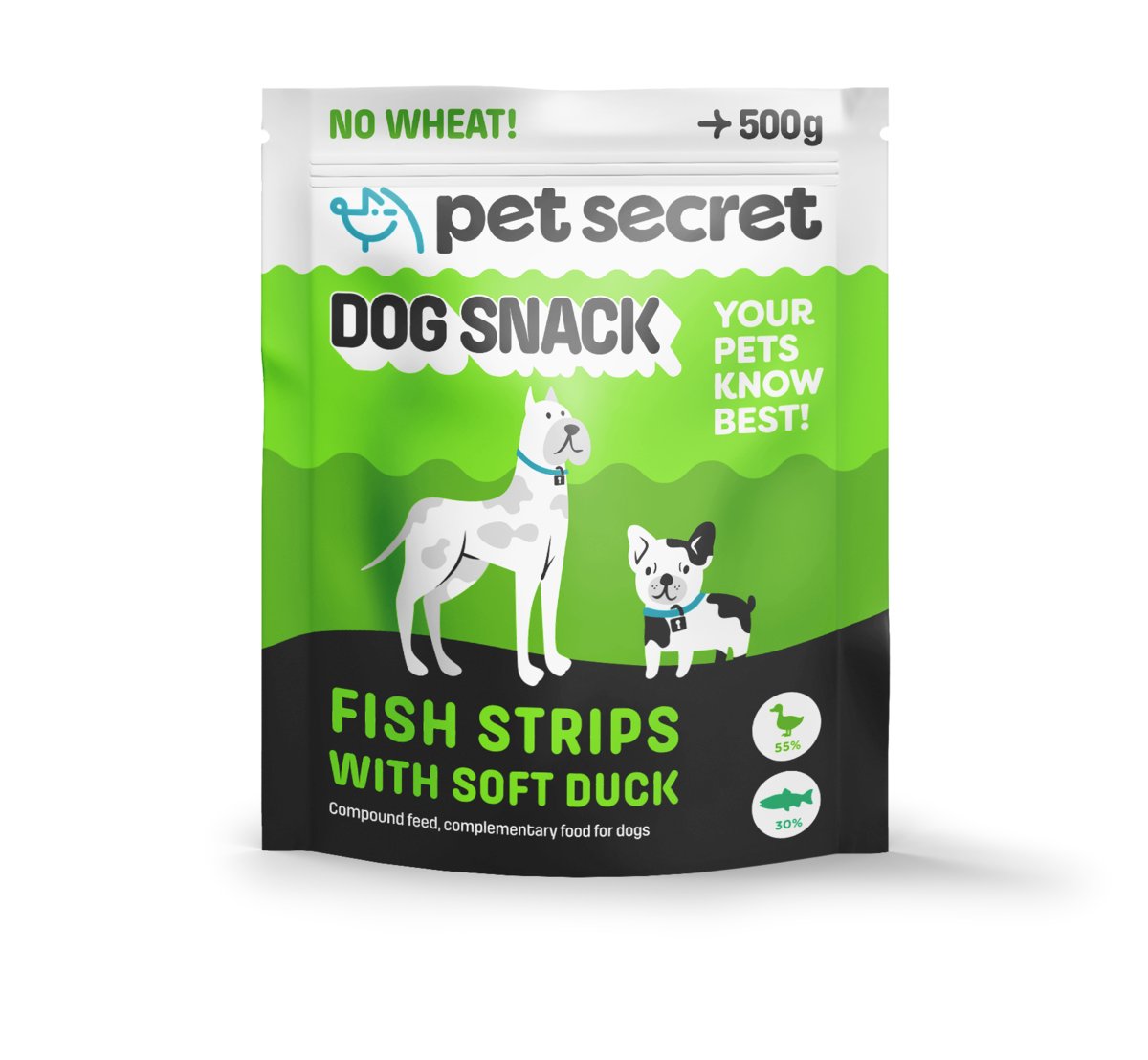 Pet Secret dorsz, kaczka 500 g