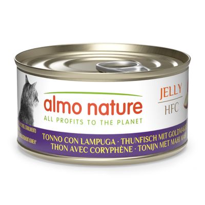 Almo Nature HFC makrela, tuńczyk w galaretce adult 70 g × 24