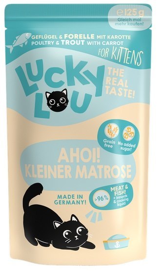 Lucky Lou Lifestage drób, pstrąg 125 g
