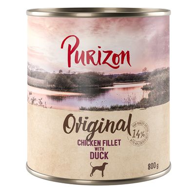 Purizon kurczak, kaczka adult 800 g × 6