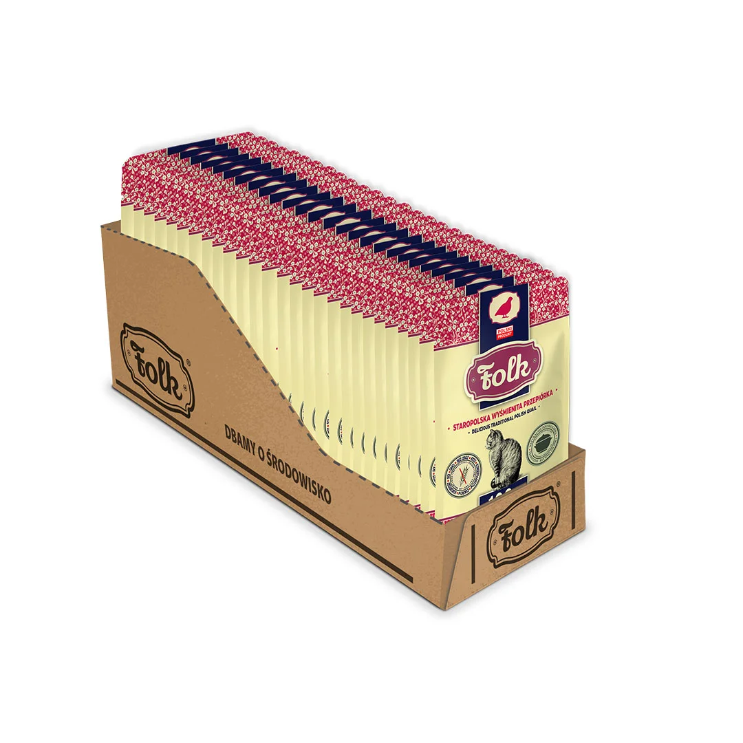 Folk Staropolska przepiórka pasztet adult 85 g × 28