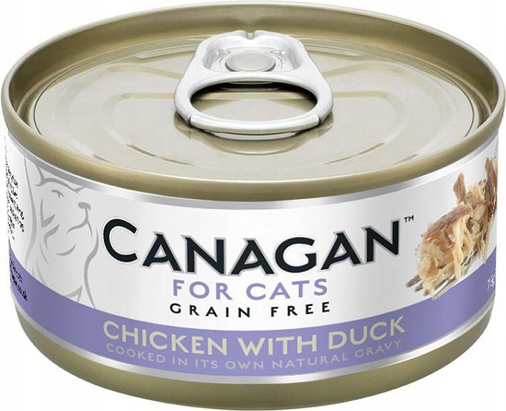 Canagan For Cats kurczak, kaczka w sosie 75 g × 12