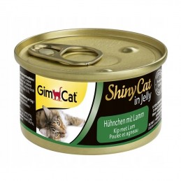 GimCat ShinyCat jagnięcina, kurczak w galaretce 70 g
