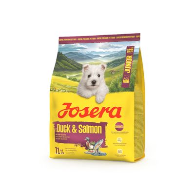 Josera Mini Junior kaczka, łosoś junior małe rasy 900 g