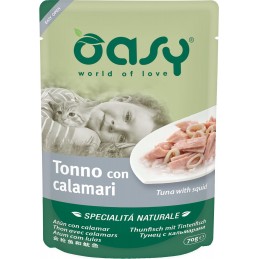 Oasy Natury tuńczyk z kalmarami w galaretce 70 g