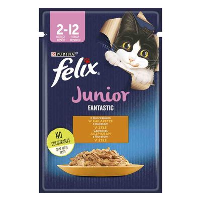 Purina kurczak w galaretce kitten 85 g × 26