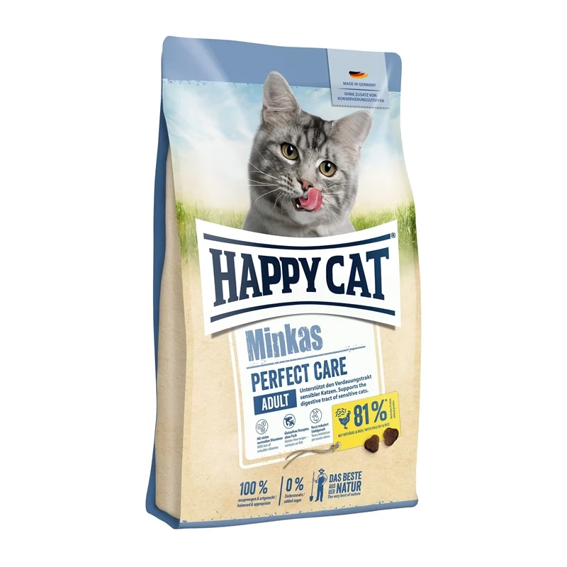 Happy Cat Minkas drób z ryżem adult 500 g