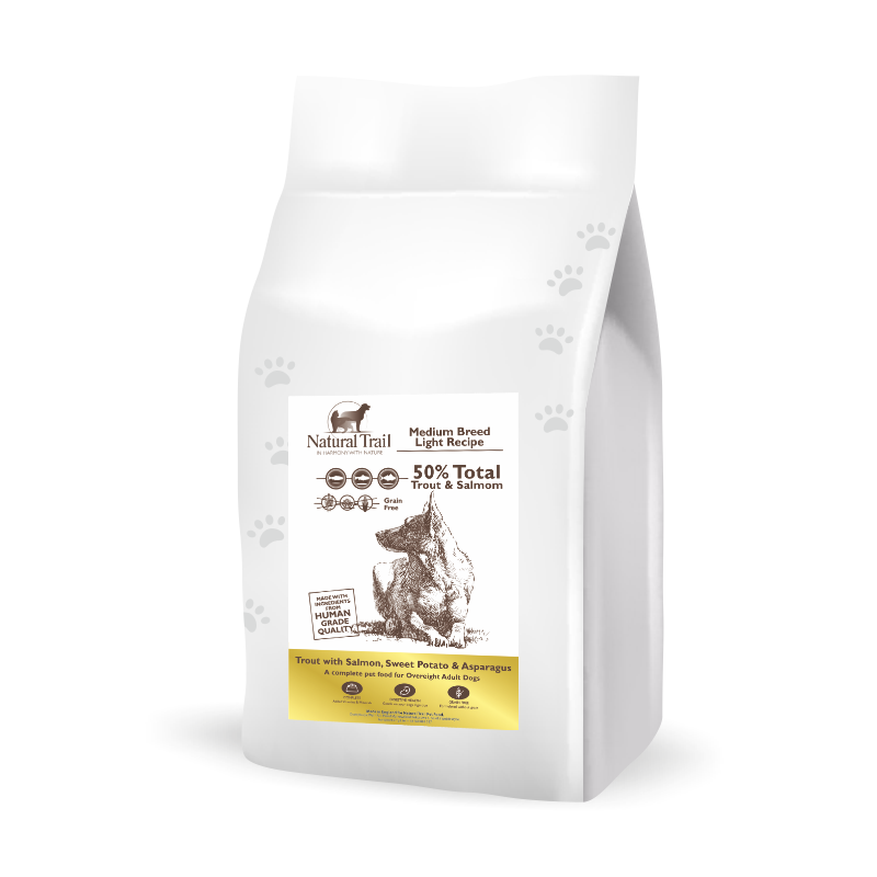 Natural Trail pstrąg, łosoś średnie rasy 12 kg