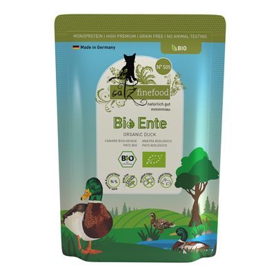 Catz Finefood Bio Sensitive Skin & Coat kaczka adult 85 g × 12