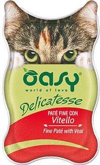 Oasy Delicatesse cielęcina pasztet adult 85 g