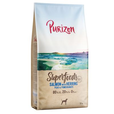 Purizon Superfoods łosoś, śledź adult 12 kg
