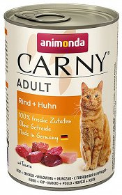 Animonda Carny kurczak, wołowina kawałki adult 400 g