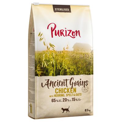 Purizon Sterilised kurczak, ryby adult 6,5 kg × 2