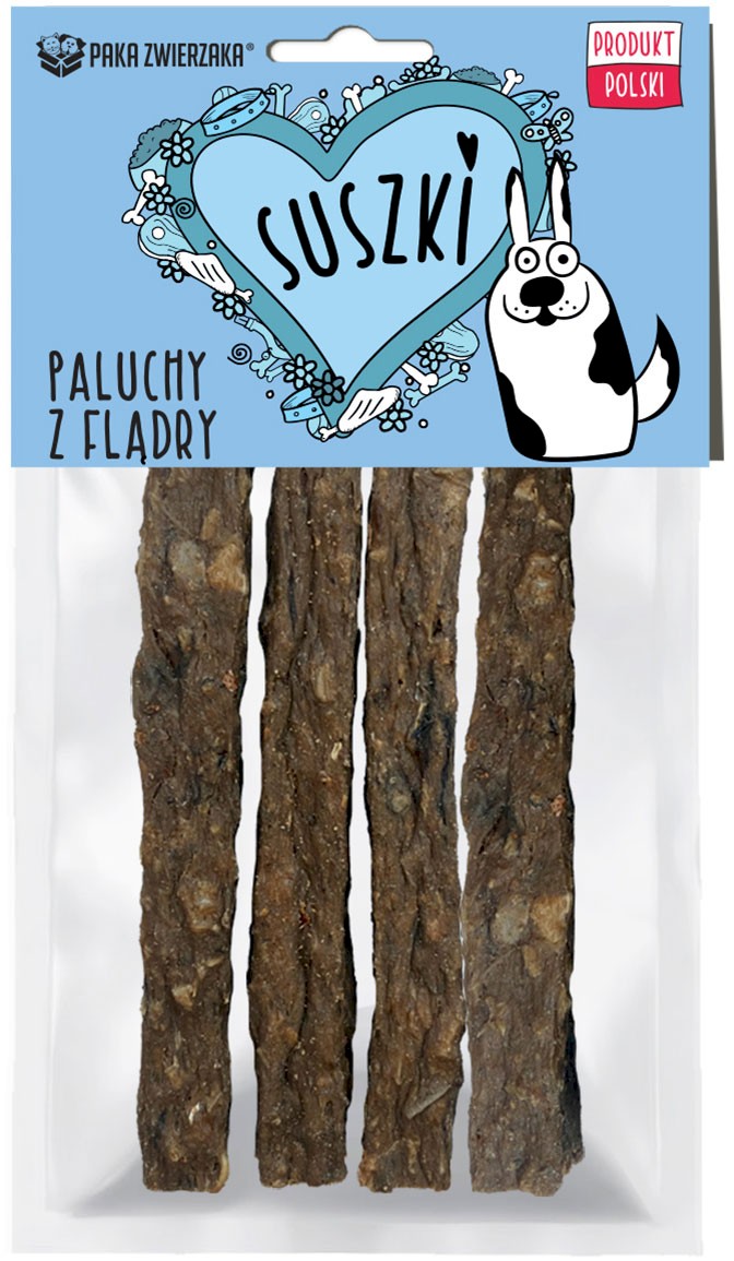 Paka Zwierzaka Suszki flądra 15 g × 4