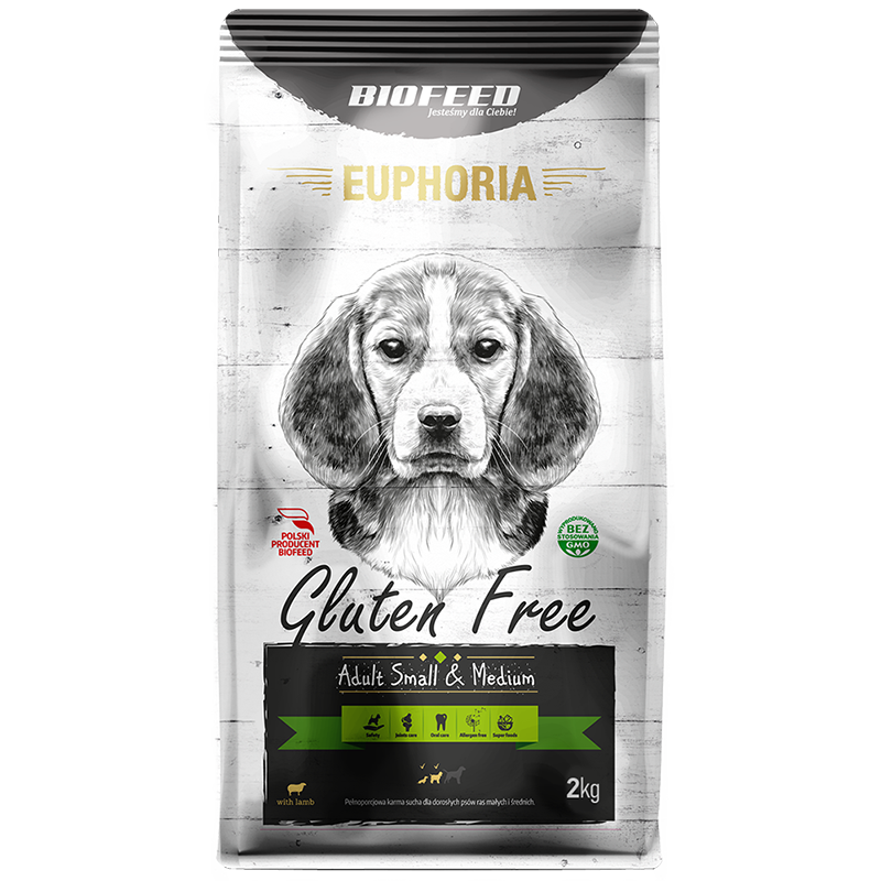 BioFeed Euphoria jagnięcina adult małe rasy, średnie rasy 2 kg