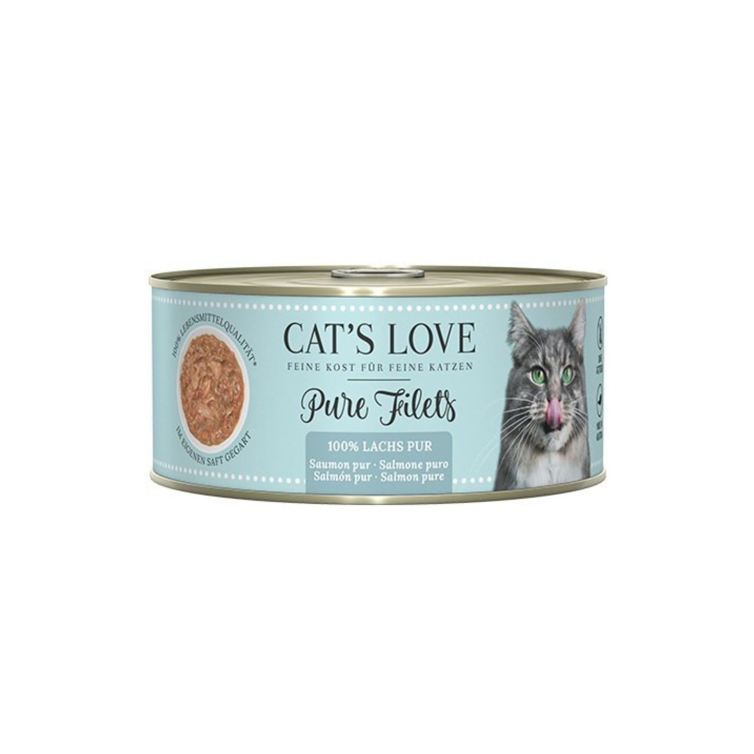 CAT'S LOVE Filet Pur łosoś w sosie 100 g