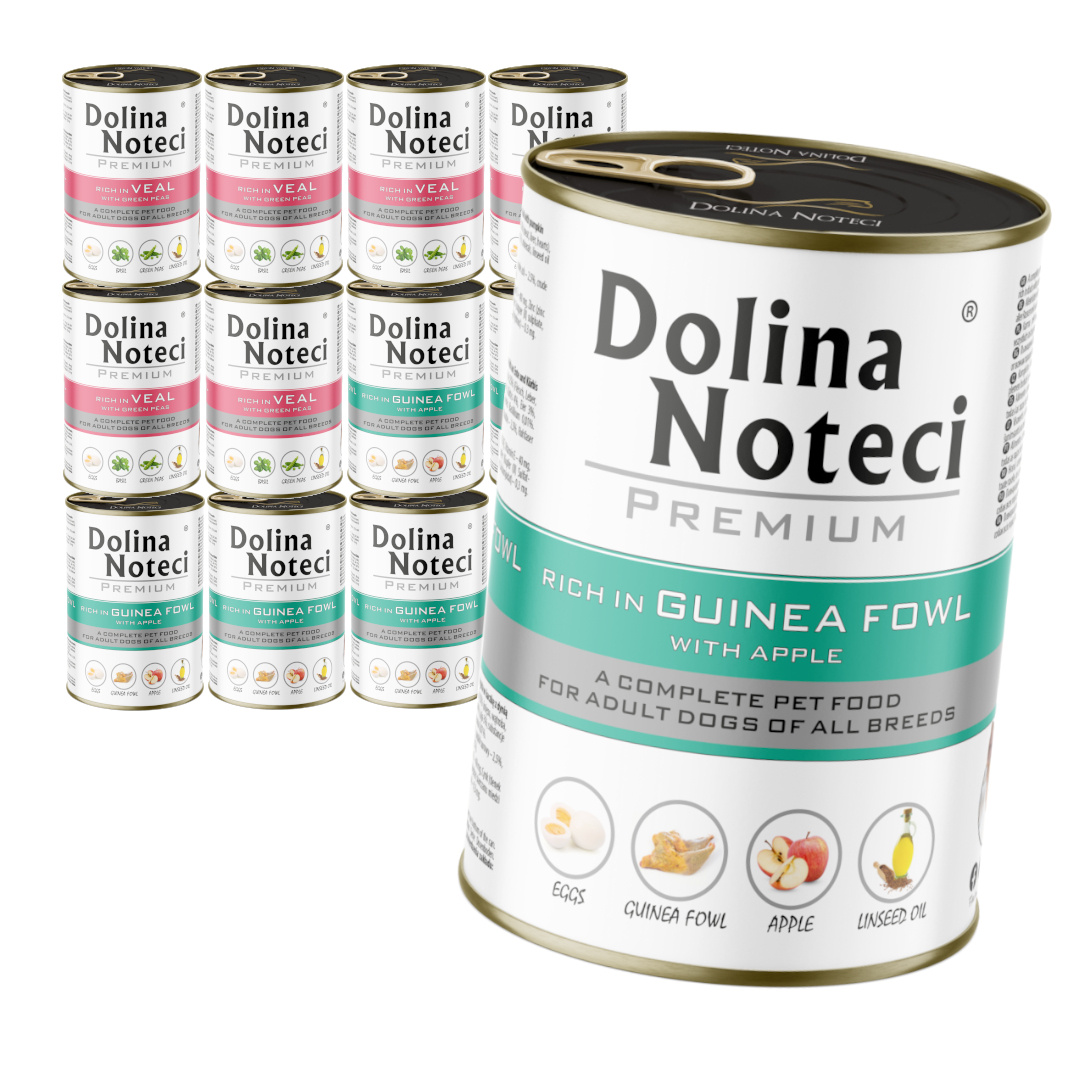 Dolina Noteci Premium cielęcina, perliczka 400 g × 12