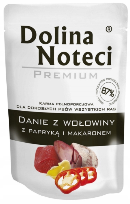 Dolina Noteci wołowina z makaronem i papryką 100 g