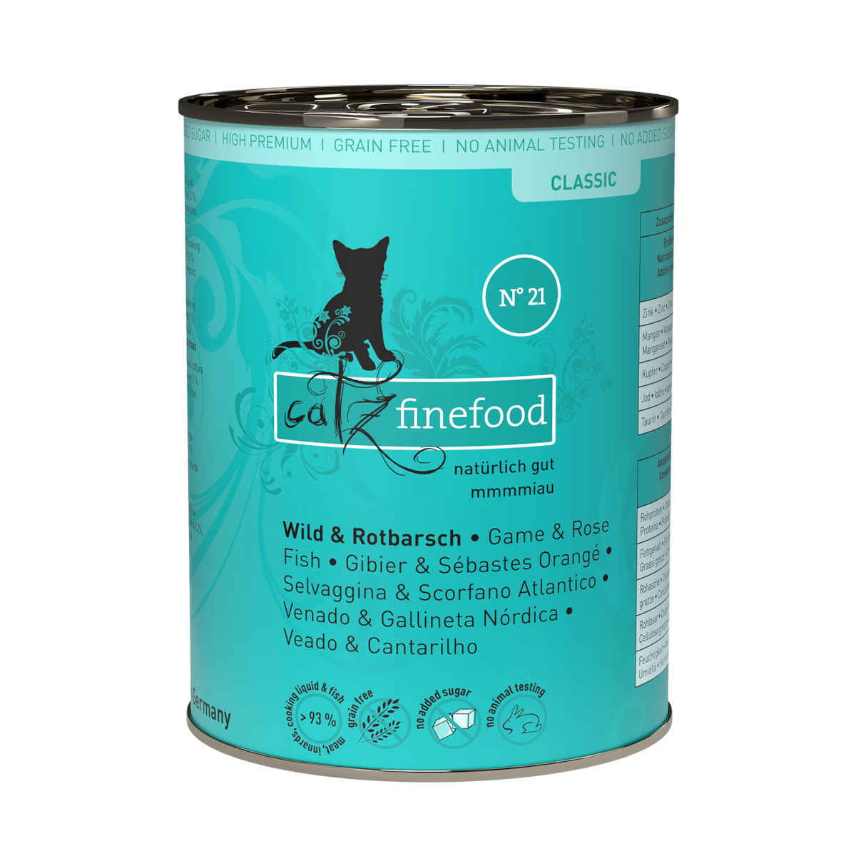 Catz Finefood Classic dziczyzna, karmazyn 400 g