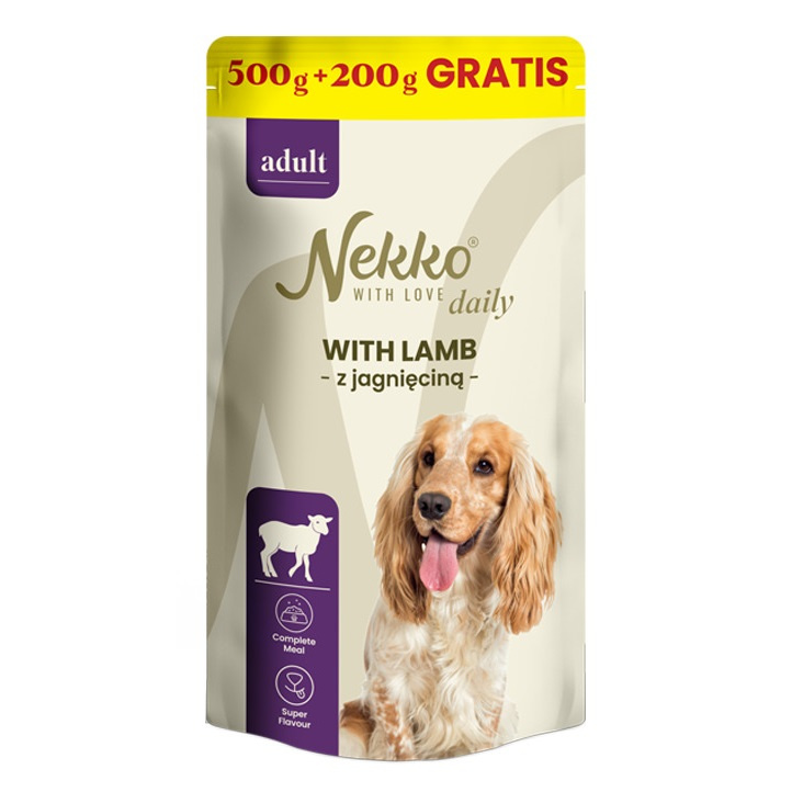 Nekko Daily jagnięcina adult 700 g