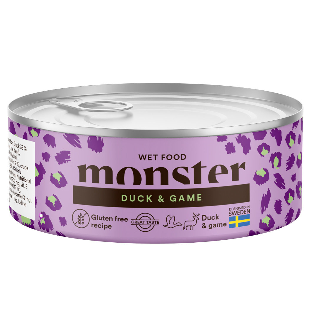 Monster dziczyzna, kaczka adult 100 g