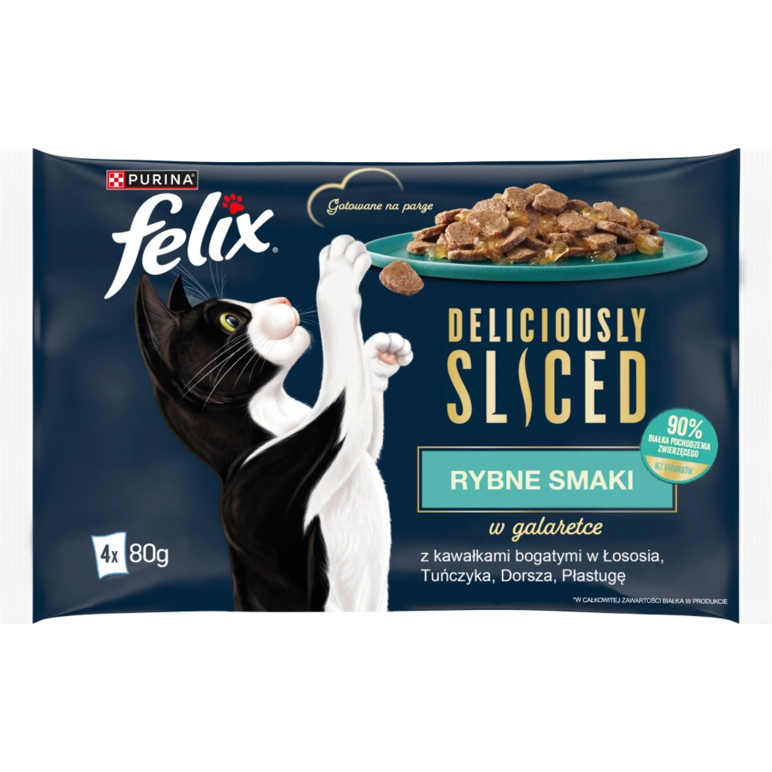 Purina Felix mix smaków w galaretce adult 80 g × 4