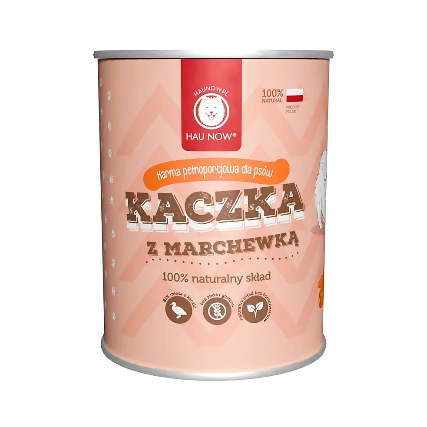 Hau Now kaczka z marchewką adult 400 g